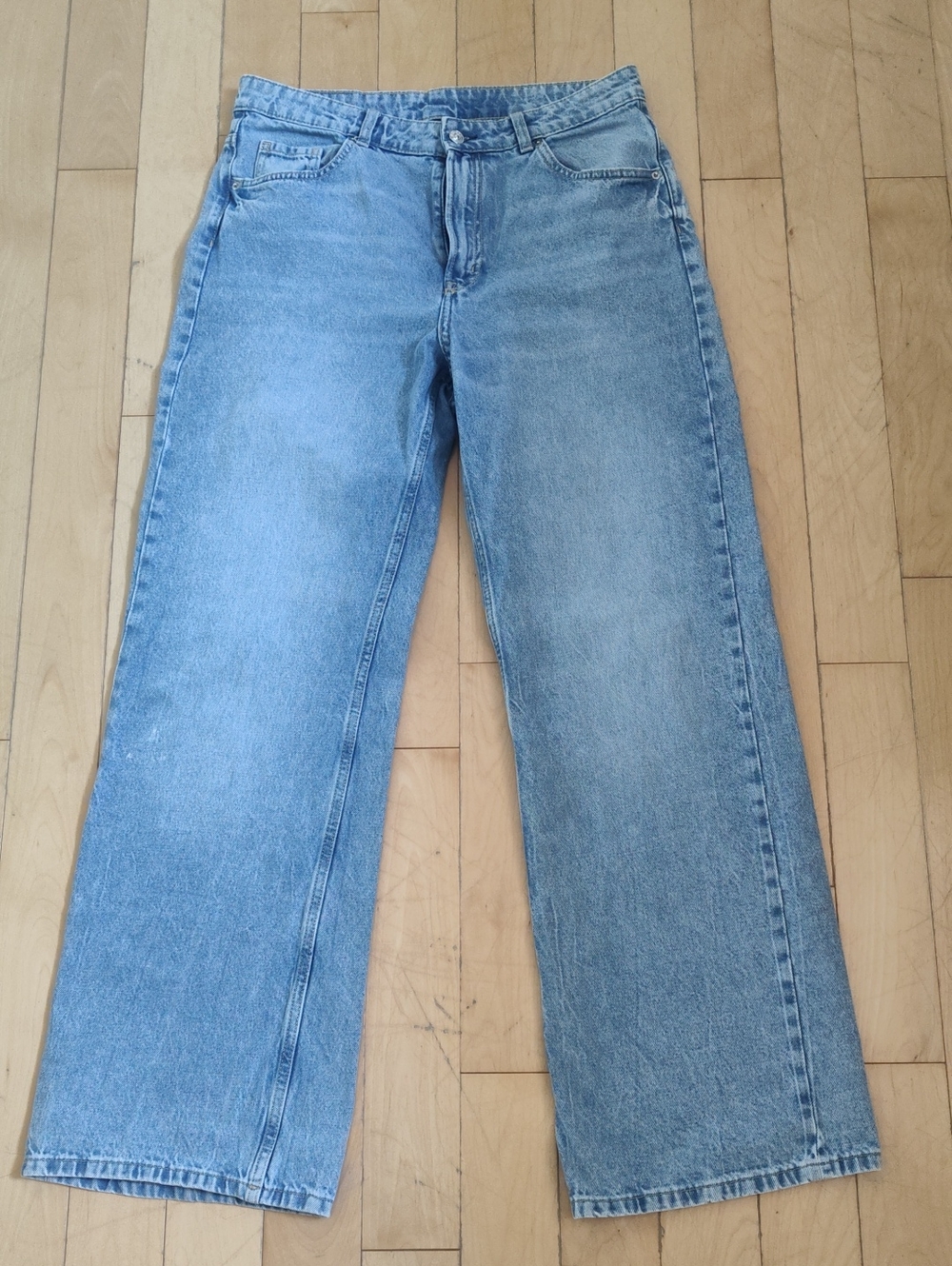 H&M / Divided Wide-Leg Women's Jeans - Light Blue
